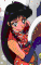 Rei holding a fan